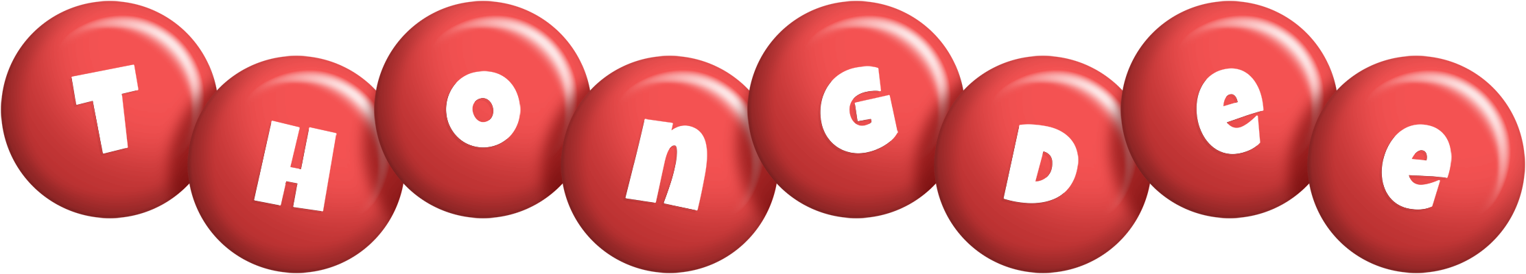 Thongdee candy-red logo