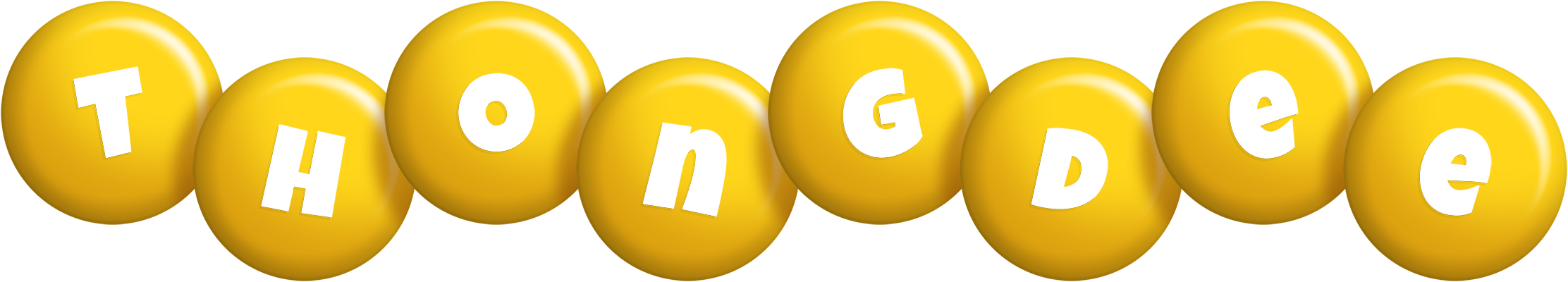 Thongdee candy-yellow logo