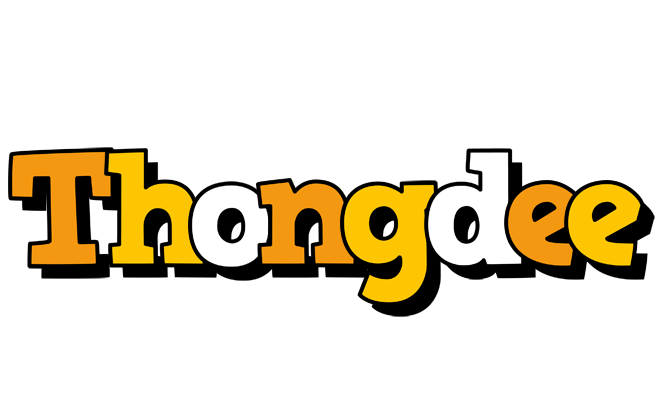 Thongdee cartoon logo