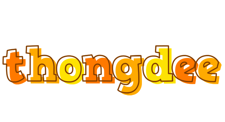 Thongdee desert logo