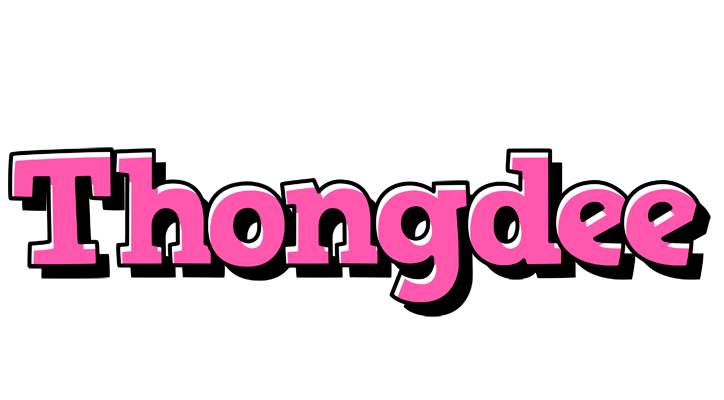 Thongdee girlish logo