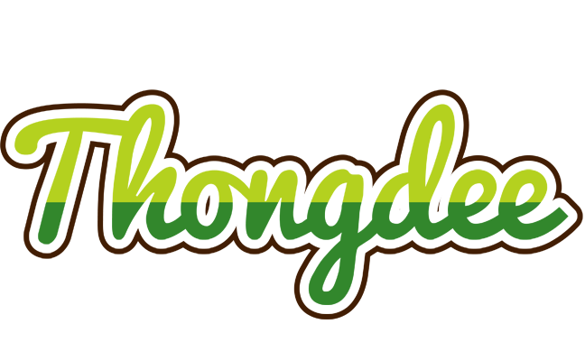 Thongdee golfing logo