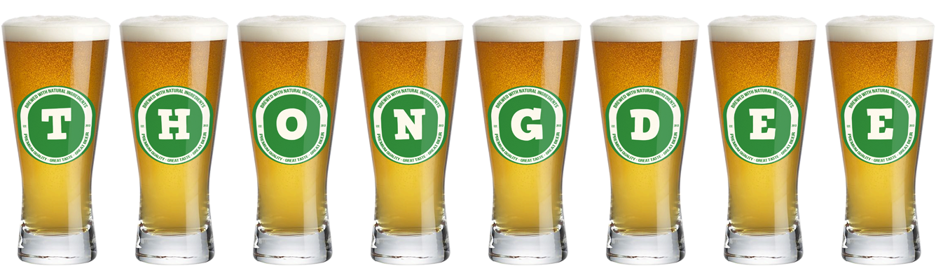 Thongdee lager logo