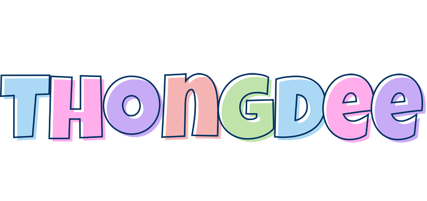 Thongdee pastel logo