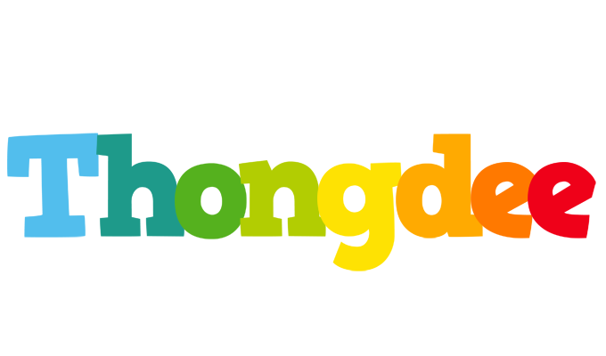 Thongdee rainbows logo