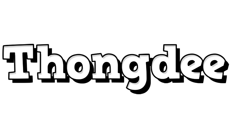 Thongdee snowing logo