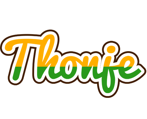 Thonje banana logo