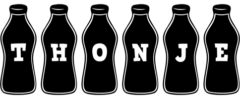 Thonje bottle logo