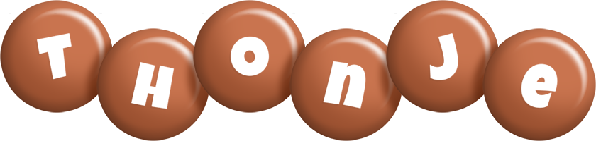 Thonje candy-brown logo