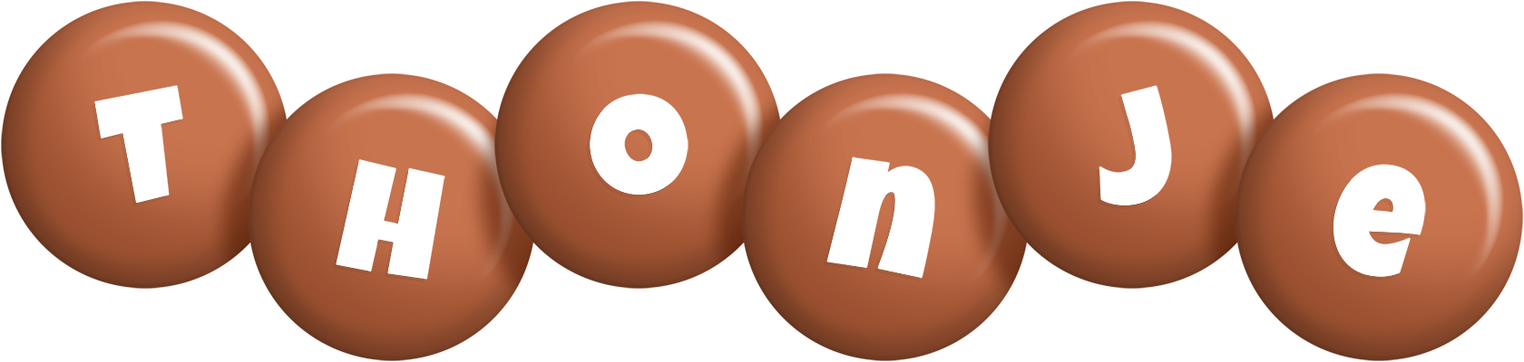 Thonje candy-brown logo