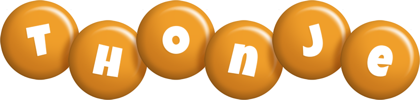 Thonje candy-orange logo