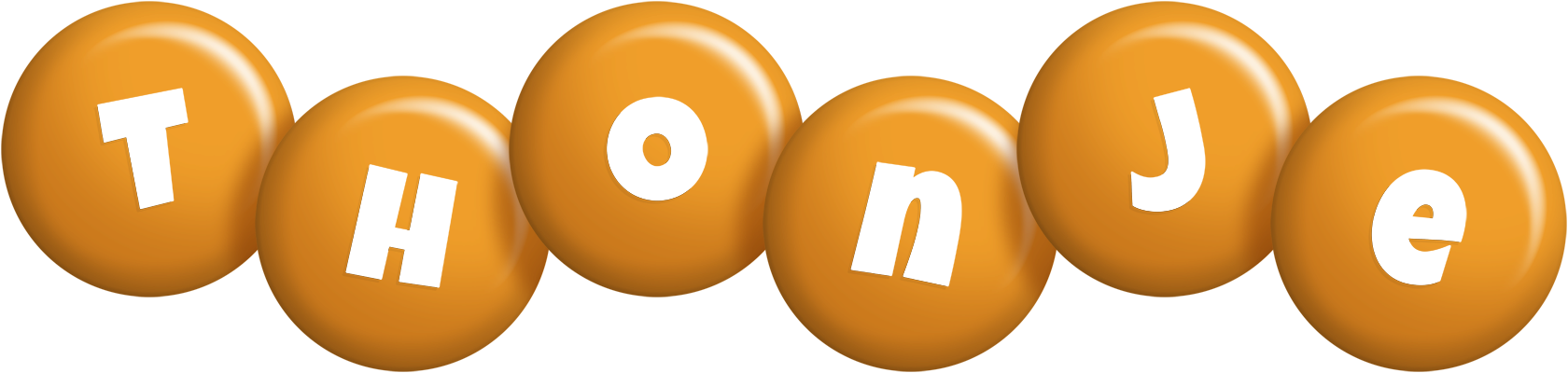 Thonje candy-orange logo