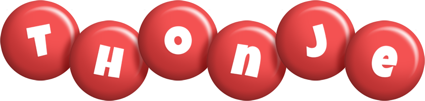 Thonje candy-red logo