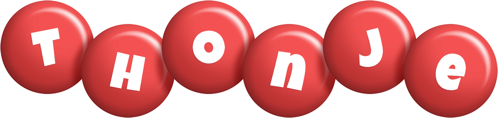 Thonje candy-red logo