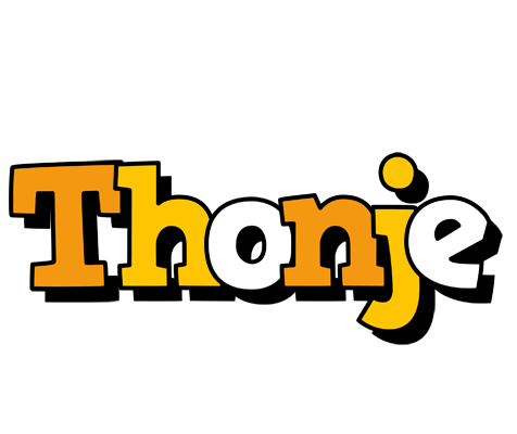 Thonje cartoon logo