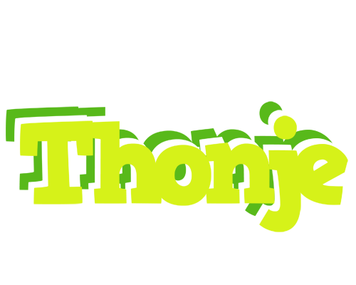 Thonje citrus logo