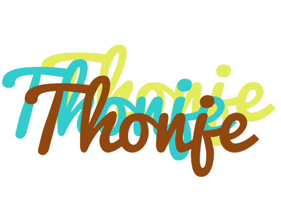 Thonje cupcake logo
