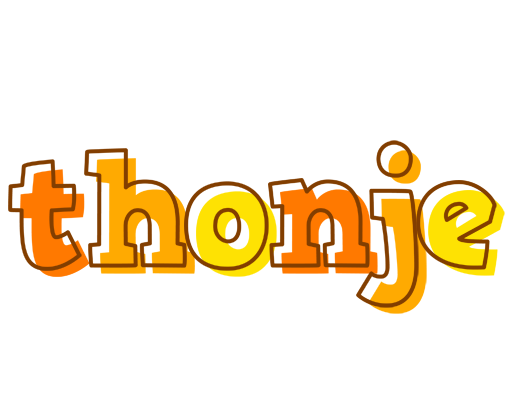 Thonje desert logo