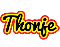 Thonje flaming logo