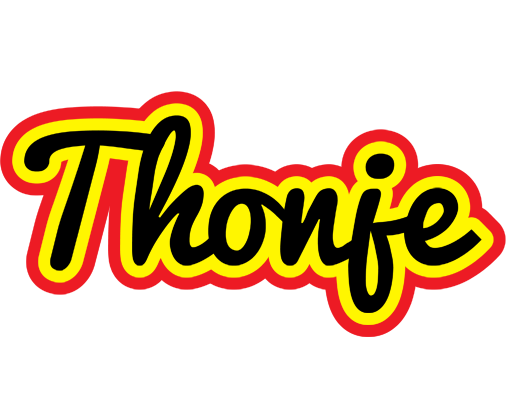 Thonje flaming logo