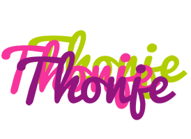 Thonje flowers logo