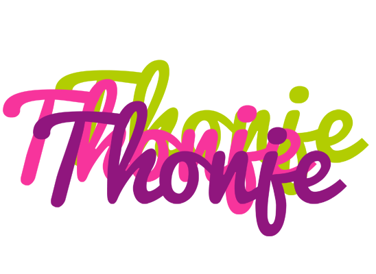 Thonje flowers logo