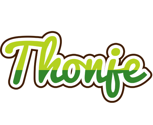 Thonje golfing logo