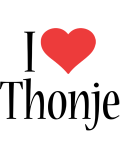 Thonje i-love logo