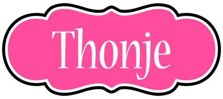 Thonje invitation logo