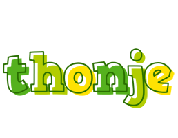 Thonje juice logo