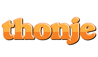 Thonje orange logo