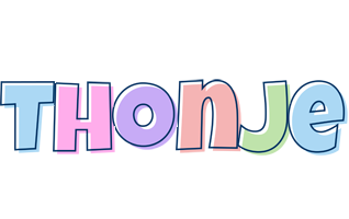 Thonje pastel logo