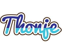 Thonje raining logo