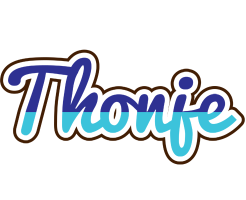 Thonje raining logo