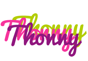 Thonny flowers logo