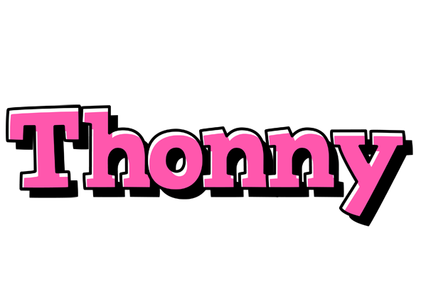 Thonny girlish logo