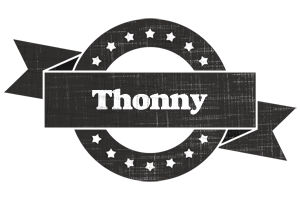 Thonny grunge logo