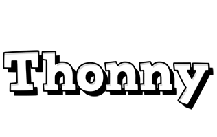 Thonny snowing logo