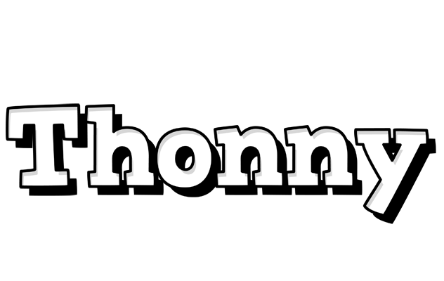 Thonny snowing logo