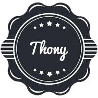 Thony badge logo