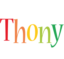 Thony birthday logo