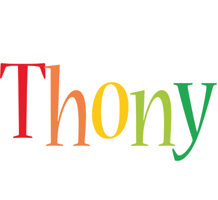 Thony birthday logo