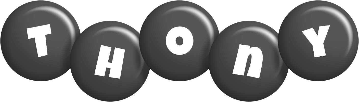 Thony candy-black logo