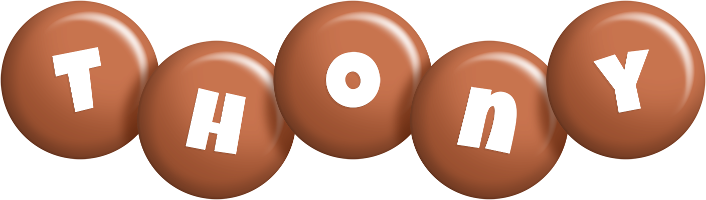 Thony candy-brown logo