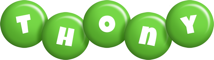 Thony candy-green logo