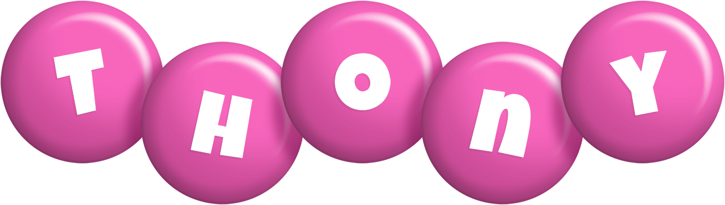 Thony candy-pink logo