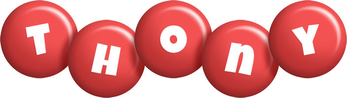 Thony candy-red logo