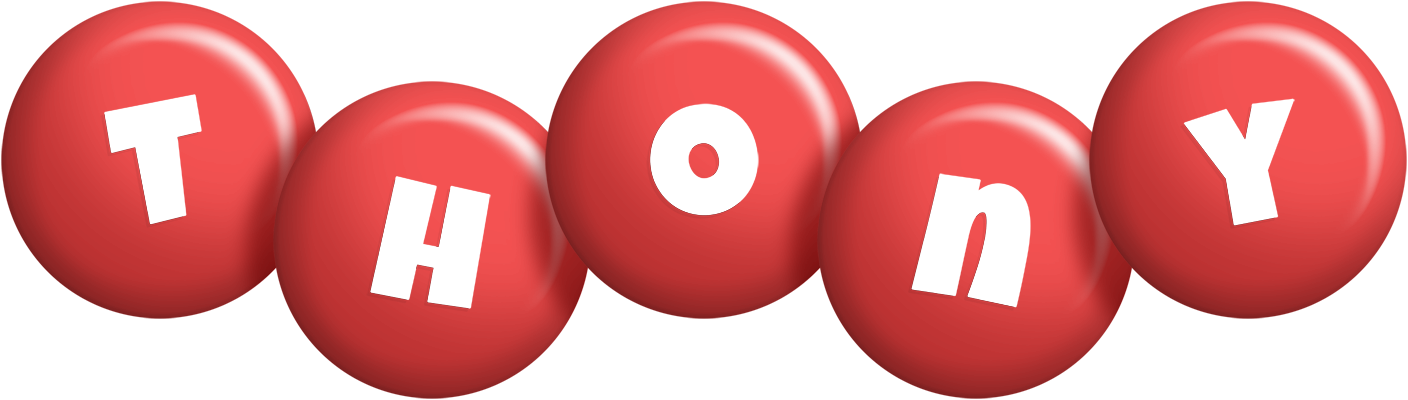 Thony candy-red logo