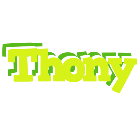 Thony citrus logo