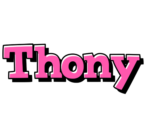 Thony girlish logo